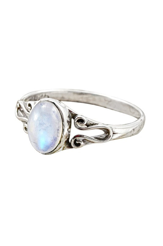 Gemstone Ring In Silver